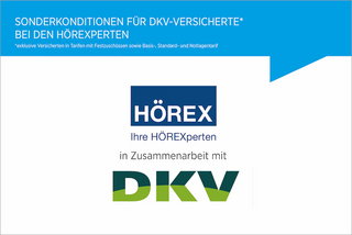 HÖREX kooperiert mit DKV Logos HÖREX und GKV
